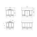Palmako Marron Bois massif 12.1m²