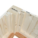 Palmako Gris Bois massif 12.1m²