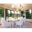 Palmako Marron Bois massif 12.1m²