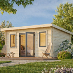 Palmako Marron Bois massif 16.5m²