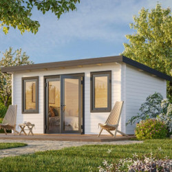 Palmako Blanc Bois massif 16.5m²