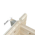 Palmako Blanc Bois massif 16.5m²