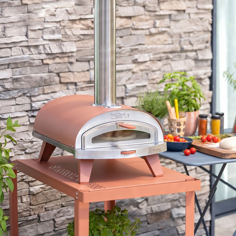 Four à pizza pellets Piana Evo Terracotta - Ziipa