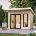 Palmako Marron Bois massif 8.9m²
