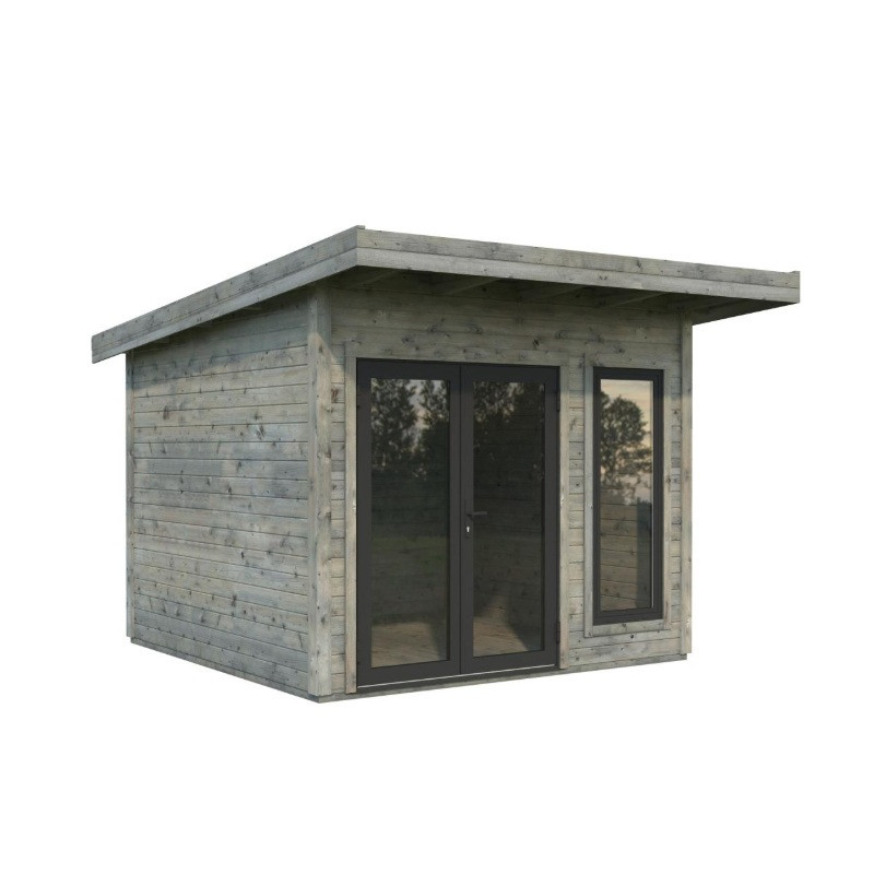 Palmako Gris Bois massif 8.9m²