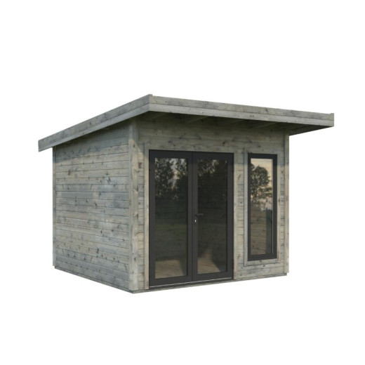 Palmako Gris Bois massif 8.9m²