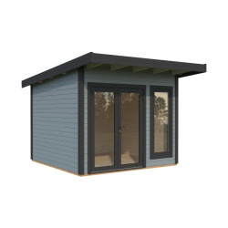 Palmako Gris Bois massif 8.9m²