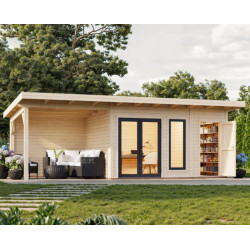 Palmako Marron Bois massif 22.2m²