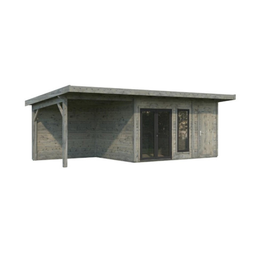Palmako Gris Bois massif 22.2m²