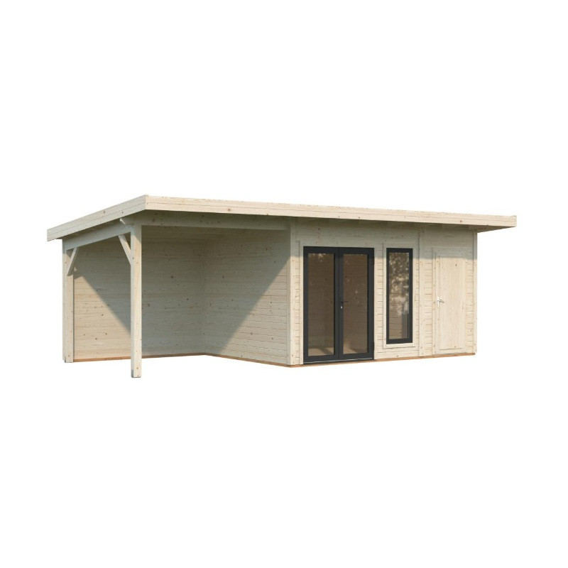 Palmako Marron Bois massif 22.2m²
