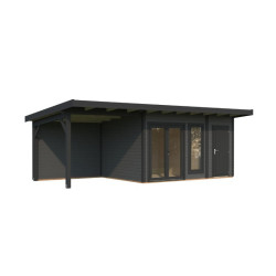 Palmako Gris Bois massif 22.2m²