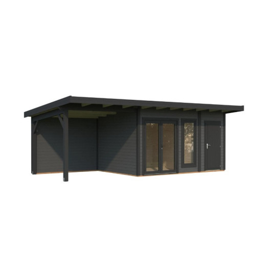 Palmako Gris Bois massif 22.2m²