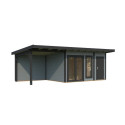 Palmako Gris Bois massif 22.2m²