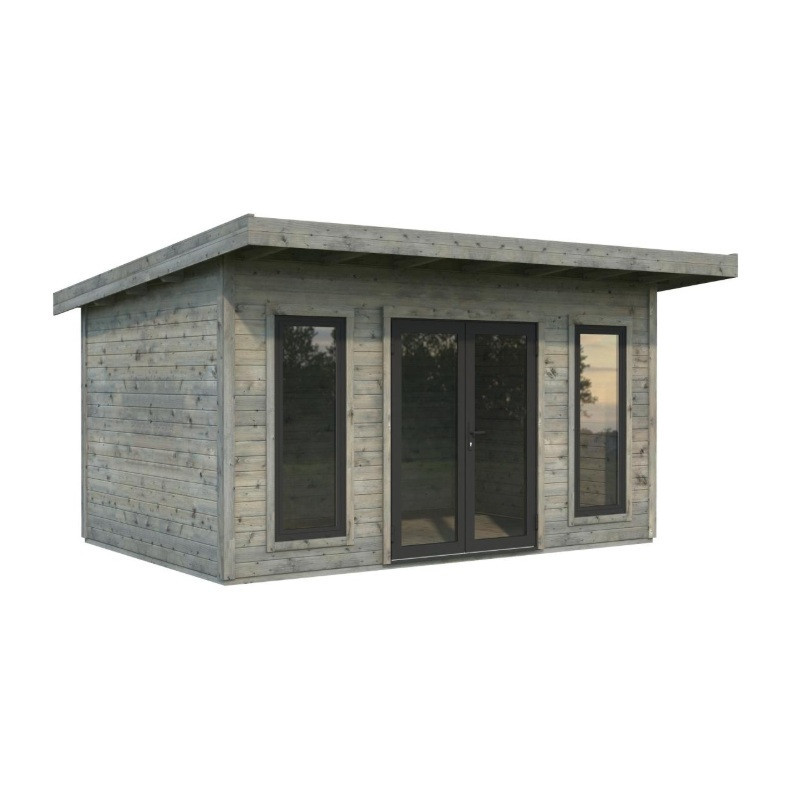Palmako Gris Bois massif 13.4m²