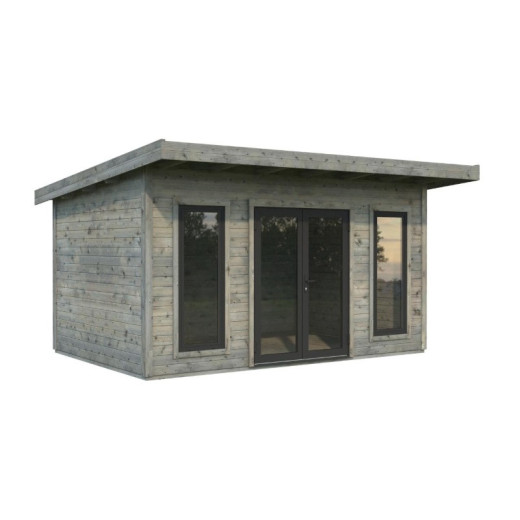 Palmako Gris Bois massif 13.4m²