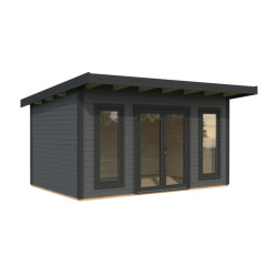 Palmako Gris Bois massif 13.4m²