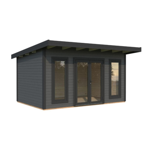 Palmako Gris Bois massif 13.4m²