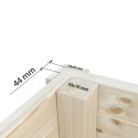 Palmako Gris Bois massif 13.4m²