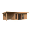 Palmako Marron Bois massif 26.7m²