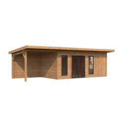 Palmako Marron Bois massif 26.7m²