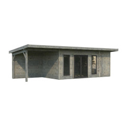 Palmako Gris Bois massif 26.7m²