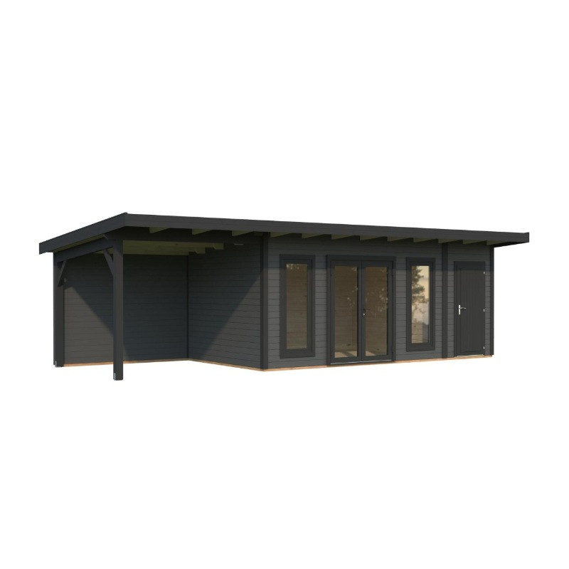 Palmako Gris Bois massif 26.7m²