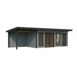Palmako Gris Bois massif 26.7m²