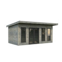 Palmako Gris Bois massif 15.9m²