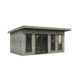 Palmako Gris Bois massif 15.9m²