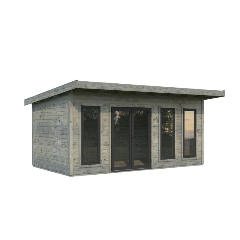 Palmako Gris Bois massif 15.9m²