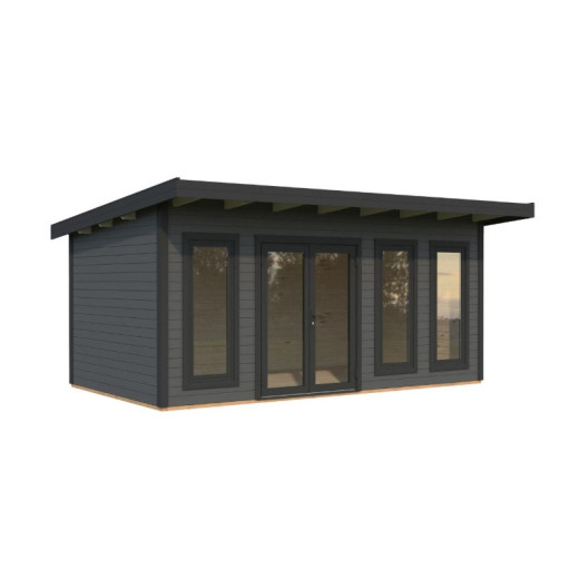 Palmako Gris Bois massif 15.9m²