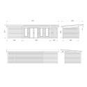 Palmako Marron Bois massif 29.2m²