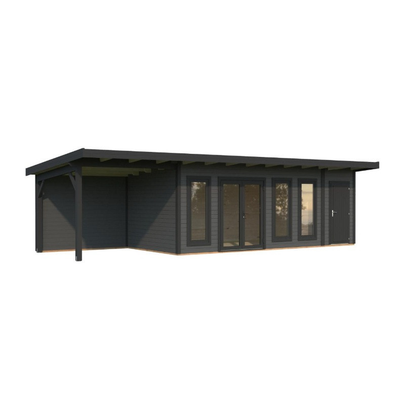 Palmako Gris Bois massif 29.2m²
