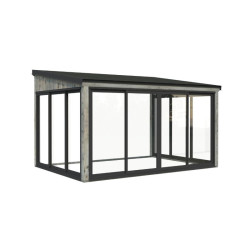 Palmako Gris Bois massif 12.5m²
