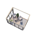 Palmako Blanc Bois massif 12.5m²
