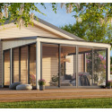 Palmako Marron Bois massif 17.64m²