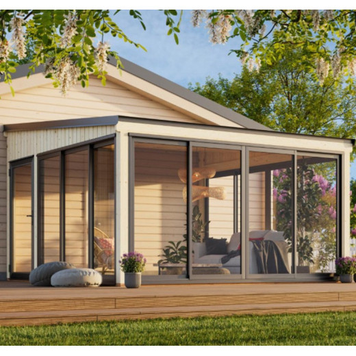 Palmako Marron Bois massif 17.64m²