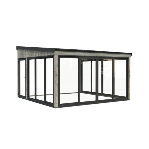 Palmako Gris Bois massif 17.64m²