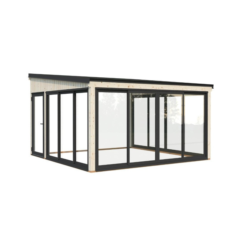 Palmako Marron Bois massif 17.64m²