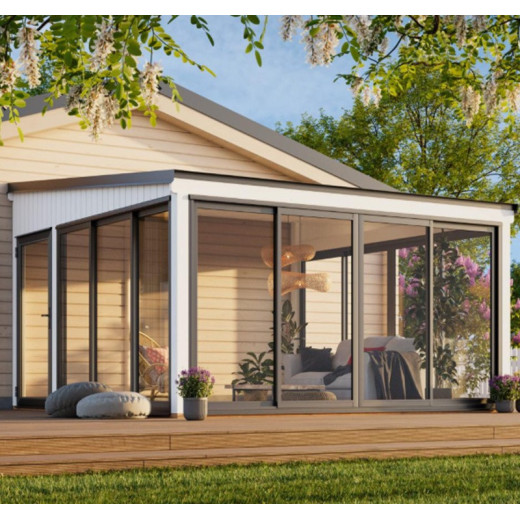 Palmako Blanc Bois massif 17.64m²