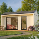 Palmako Marron Bois massif 19m²