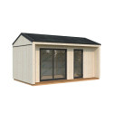 Palmako Marron Bois massif 19m²
