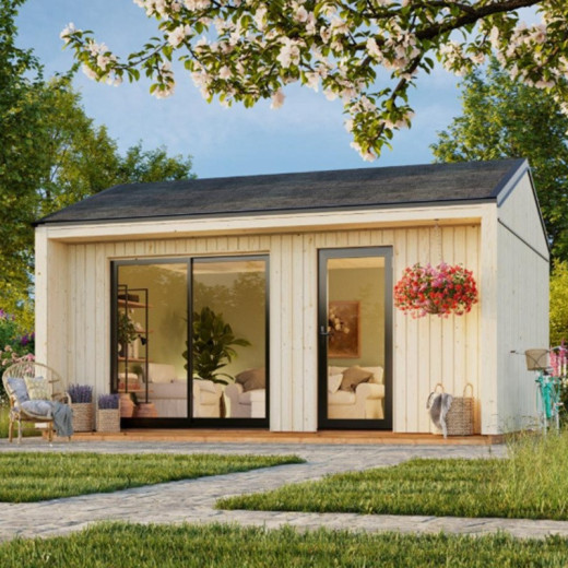 Palmako Marron Bois massif 25.2m²
