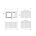 Palmako Marron Bois massif 25.2m²