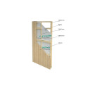 Palmako Marron Bois massif 25.2m²