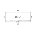 Palmako Marron Bois massif 30.6m²
