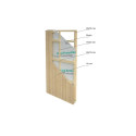 Palmako Marron Bois massif 30.6m²