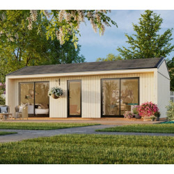 Palmako Marron Bois massif 40.5m²