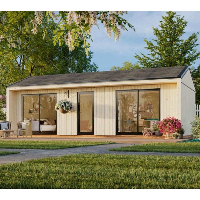 Palmako Marron Bois massif 40.5m²