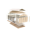 Palmako Marron Bois massif 40.5m²